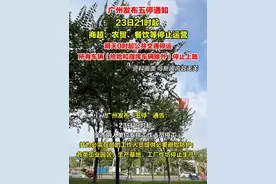 9月23日，广州发布“五停”通告：今日19时起全市停工，24时起全市公共交通停运，出租车、网约车停运，所有车辆（抢险和指挥车辆除外）停止上路。