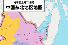 海平面上升后的东北三省是赢还是输？ 在全球变暖的背景下，我们探讨海平面上升的议题，海平面上升70米后的中国东北地区，海水淹没的区域主要在黑龙江的三江平原和辽宁的辽河平原，此外图门江入海口也会被海水淹没大量土地。
注：2019年9月，联合国政府间气候变化专门委员会（IPCC）发布的《气候变化中的海洋和冰冻圈特别报告》称，两极冰川可能在未来几百年内全部融化，海平面将持续上升几个世纪。根据科学家的估算，如果覆盖南极洲、格陵兰岛的所有冰层（南极洲将使海平面上升约 60 米，格陵兰岛使海平面上升约 7.4 米）以及全球山地冰盖融化，海平面将上升约 70 米，以上是本张地图创作的科学依据。 
★所有地图皆为原创谢绝转载★
#东北 #黑龙江 #吉林 #辽宁 #海平面上升 #气候变化
