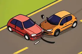 车辆交汇导致后视镜被碰 车主：这种怎么划分责任#汽车事故#碰撞#抖音汽车#责任划分