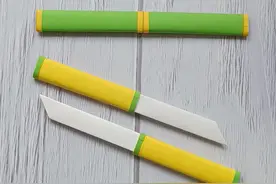 组合匕首的折纸方法，手工制作双刀武器 #折纸 #折纸教程 #手工 #手工折纸 #折纸玩具视频封面