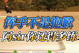 挥手不是抱歉，是阿sir你还得多练！ #最后的自由 #给我闹