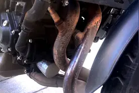 历经三个半小时 锈管变新管  教科书式抛光排气管 #摩托车