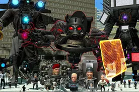 新模组试玩 1-72集全家桶马桶人BOSS VS 监控人全家桶 #盖瑞模组