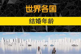 各国男女结婚（初婚）时的平均年龄，你结婚时多大？ #结婚 #婚姻视频封面
