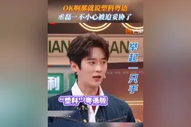 丞磊：标准粤语听不懂？那我就只好妥协说塑料粤语咯#丞磊 #丞磊说粤语 #你好星期六 #芒果综艺名场面