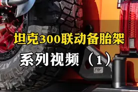 #坦克300 联动备胎架系统介绍(1)#备胎架 #产品实拍 
