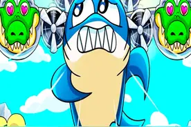 竟然凭空出现了无数个鳄鱼轰炸机，这到底是什么情况啊 #节奏盒子