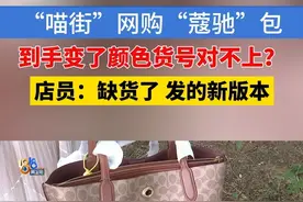 【网购蔻驰过了9天才到手，内衬颜色颜色还变了？】张女士反映，她在网上买了一款包，收到后发现和页面上的图片不太一样，回忆购买细节，觉得有很多地方不对劲。#1818黄金眼 #媒体精选计划 #浙江dou知道 #奢侈品 #网购视频封面