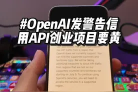 OpenAI突发警告信，调用其API的AI项目该何去何从？ #人工智能 #玩儿个很新的东西 #热点追踪 #OpenAI #OpenAI禁止调用其api