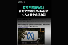 百万年薪遍地走！Meta薪资水平曝光 AI人才竞争愈演愈烈 Meta薪资水平曝光，成北美最壕科技大厂：薪资天花板最高的是软件工程师，产品经理等非研究岗年薪也基本在20万美元往上。#AI在抖音 #Meta #薪资 #职场 #扎克伯格视频封面