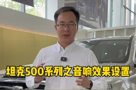 坦克500车型的音响如何设置才能达到最佳音效，你学会了吗？ #坦克500