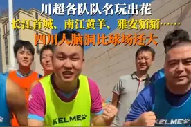 #四川人脑洞比球场还大  9月5日，“川超”还没开踢，各队队名已率先“整活”出圈。宜宾·长江首城队、巴中·南江黄羊队、雅安·貊貊队、自贡·灯城燊龙队……#川超成都队奖励1万元征集队徽 ，显然是要憋个“大招”惊艳全场！各位“民间文豪”“地域梗王”，赶紧来投稿！#川超观察
