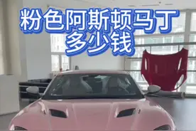 粉色阿斯顿马丁多少钱 #阿斯顿马丁 #dou是好车
