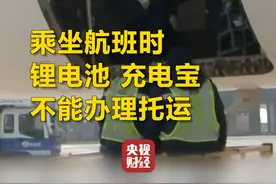 春运路上注意！乘坐航班时#锂电池充电宝不能办理托运  需随身携带视频封面