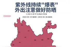 红到发紫！云南阳光持续营业，紫外线已“爆表”！#紫外线  #云南 #云南的紫外线有多强视频封面