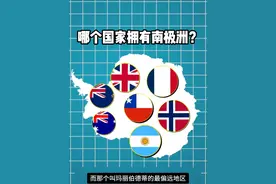 哪个国家拥有南极洲？ #地理 #历史 #南极