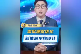 不喜欢电车“绿牌”？雷军会出手！ #雷军建议优化新能源车牌设计 #雷军 #绿牌