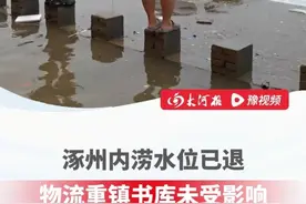 降雨致河北涿州内涝，截至25日下午大面积积水已退去，书库老板：出版物流重镇未受到影响#涿州#内涝#大河深一度