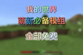我的世界：推荐萌新必备模组，全部免费#我的世界