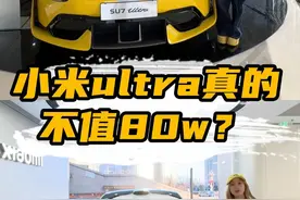 听说这车标是金子做的 #小米su7 #小米苏7ultra #雷军 #新能源汽车视频封面