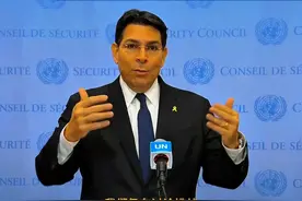 2024年10月16日以色列常驻联合国代表丹尼·达农大使在安全理事…