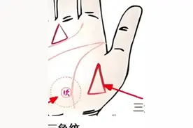 手相4处三角纹，此处三角的人，智慧超群，是个天才！ #看相