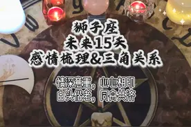 狮子座 未来15天感情梳理&三角关系：情深意重，心心相印视频封面