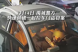 “精神小伙”被民警堵在宾馆，究竟为何？ 14日，德州禹城警方快速侦破一起拉车门盗窃案。警方提醒：汽车不是保险箱，停车关窗落锁得检查，贵重财物不要放。 （来源：@禹城公安  剪辑 霍法义）