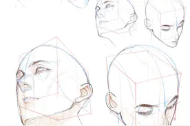 脸总是画崩？画出精致脸庞的黄金法则！ #脸部画法 #板绘