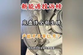 新能源投诉榜出炉了 看看哪些车型上榜吧，这辆车三年底盘件全部生锈，还有新车等三个月还遥遥无期。。。#比亚迪海鸥 #吉利星愿 #特斯拉model3 #小米su7 #比亚迪秦L