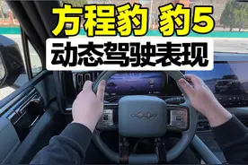 豹5是真香，方程豹豹5动态驾驶表现 #方程豹 #方程豹豹5视频封面