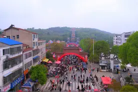 枣阳白水寺一年一度的农历三月初三庙会，人山人海，车行不便视频封面