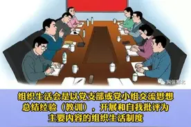 组织生活会和民主生活会有什么区别？ #资讯#新闻 视频封面