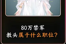 80万禁军教头属于什么职位？#冷知识 #省流 #省流侠视频封面