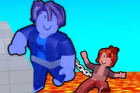 ROBLOX：我们被一根绳子绑在了一起，完成魔鬼跑酷