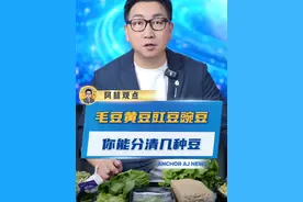 毛豆、黄豆、扁豆、四季豆……你能分清几种豆啊？#科普 #蔬菜 #黄豆视频封面