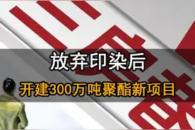 昔日纺织巨头甩掉印染厂包袱后，开建300万吨聚酯新项目！路子走对了吗？#三房巷 #聚酯视频封面