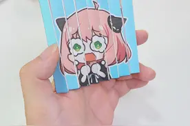 自制光栅卡，也很简单的呀！手工也能创造神奇～ #手工diy #光栅卡 #创意手工