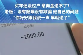 （三）买车还没过户 意向金退不了？ 老板：没有隐瞒没有欺骗 他自己的问题“你好好跟我说一声 早就退了” #社会百态  #河南dou知道  #都市接到办视频封面