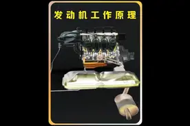 你知道自然吸气发动机的工作原理吗？ #3d动画 #汽车知识