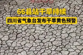 66县站干旱持续，#四川省气象台发布干旱黄色预警 #干旱 #高温 