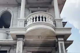 原来别墅阳台护栏竟还可以如此巧妙造型砌建 #农村自建房视频封面