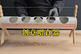 小伙利用水管打造了一个鸡食槽，太好用了 #创意发明 #手工diy