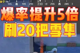 刷二十把雪隼，不仅出了四把还出了爆炸猎弓？ #和平精英