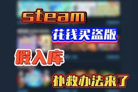 花钱买盗版赔了夫人又折兵，steam假入库补救办法来了！！！