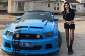 路上偶遇蛇标野马，竟然？#谢尔比gt500 #汽车人共创计划 @抖音汽车视频封面