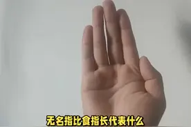传统文化中，无名指比食指长代表什么？ #传统文化 #知识视频封面