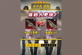 AA12雪隼vs卓越AUG，难怪百榜局都有人玩雪隼！ #地铁逃生视频封面