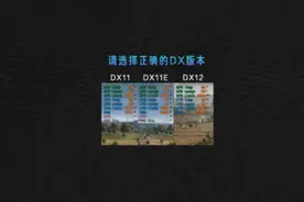 选择正确的DX版本，有效提升游戏画面，帧数#装机选3a #12代酷睿