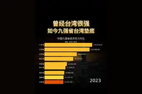 如今台湾只能垫底 九强省排行榜 #台湾 #广东 #江苏 #福建 #各省视频封面